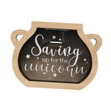 Maxbell Maxbell Money Box Canister Develop Habit Wooden Letter Piggy Bank for Boys and Girls