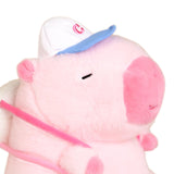 Capybara Stuffed Toy Cartoon Collectible Capybara Toy Animal Doll for Family Pink 33cm