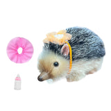 Maxbell 5'' Reborn Hedgehog Toy Soft Baby Hedgehog Doll for Role Playing Party Girls Gray