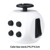 Maxbell Maxbell Relaxing Cube Fun Educational Toy Sensory Cube Toy for Children Kids Party Toy White