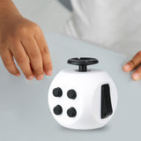 Maxbell Maxbell Relaxing Cube Fun Educational Toy Sensory Cube Toy for Children Kids Party Toy White