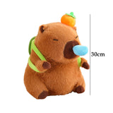 Maxbell Plush Capybara Doll with Pullable Snot Bubbles Capybara Stuffed Toy for Kids Turtle Shell C