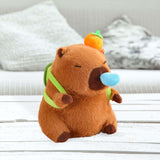 Maxbell Plush Capybara Doll with Pullable Snot Bubbles Capybara Stuffed Toy for Kids Turtle Shell C