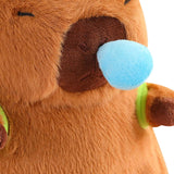 Maxbell Plush Capybara Doll with Pullable Snot Bubbles Capybara Stuffed Toy for Kids Turtle Shell C