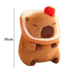 Maxbell Plush Capybara Doll Collectible Soft Capybara Plush Toy for Teens Boys Girls bread dark brown