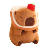 Maxbell Plush Capybara Doll Collectible Soft Capybara Plush Toy for Teens Boys Girls bread dark brown