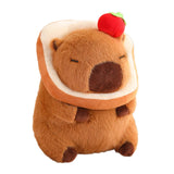 Maxbell Plush Capybara Doll Collectible Soft Capybara Plush Toy for Teens Boys Girls bread dark brown