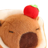 Maxbell Plush Capybara Doll Collectible Soft Capybara Plush Toy for Teens Boys Girls bread dark brown