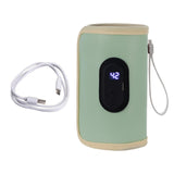 Maxbell Portable Bottle Warmer Milk Breast Milk Bottle Heater for Business Trip Home green