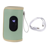 Maxbell Portable Bottle Warmer Milk Breast Milk Bottle Heater for Business Trip Home green