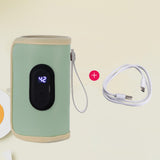 Maxbell Portable Bottle Warmer Milk Breast Milk Bottle Heater for Business Trip Home green