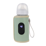 Maxbell Portable Bottle Warmer Milk Breast Milk Bottle Heater for Business Trip Home green