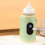 Maxbell Portable Bottle Warmer Milk Breast Milk Bottle Heater for Business Trip Home green