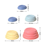 Maxbell Sensory Toys Colorful Learning Game Portable Educational Toy Stepping Stones