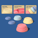Maxbell Sensory Toys Colorful Learning Game Portable Educational Toy Stepping Stones