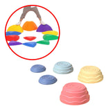 Maxbell Sensory Toys Colorful Learning Game Portable Educational Toy Stepping Stones