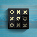 Maxbell Maxbell Acrylic Tic TAC Toe Brain Teaser Decorative for Children Families Gifts Black