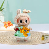 Maxbell 17cm Doll Dress Cute Fashionable Doll Accessories with Mini Hairpin for Gift Yellow Pink Hairpin