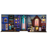 Maxbell 3D Wooden Miniature Dollhouse Kits Easy to Assemble Modern Bookends Ornament