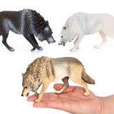 Maxbell Wolf Figurine Realistic Wildlife Animal Statue for Party Favors Holiday Gift