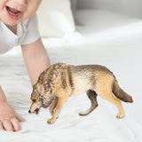 Maxbell Wolf Figurine Realistic Wildlife Animal Statue for Party Favors Holiday Gift