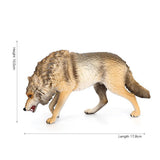 Maxbell Wolf Figurine Realistic Wildlife Animal Statue for Party Favors Holiday Gift