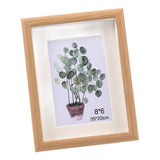 Maxbell Maxbell Creative Photo Frame Wood with Glass Cover Nordic for Living Room Wedding Home