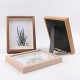 Maxbell Maxbell Creative Photo Frame Wood with Glass Cover Nordic for Living Room Wedding Home