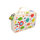 Maxbell Maxbell 32 Slots Colored Pencil Case Pen Pencil Bag for Artist Cosmetic Brushes Home white
