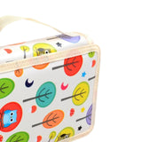 Maxbell Maxbell 32 Slots Colored Pencil Case Pen Pencil Bag for Artist Cosmetic Brushes Home white