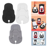 Maxbell Baby Stroller Cushion Comfortable Soft Mat Seat for Pushchair Car Pram black