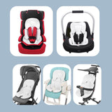 Maxbell Baby Stroller Cushion Comfortable Soft Mat Seat for Pushchair Car Pram black