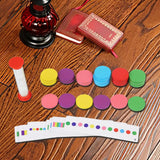 Maxbell Maxbell Wooden Memory Games Learning Toy Wooden Discs for Kids 2 3 4 Years Preshcool