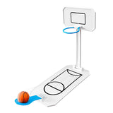 Maxbell Maxbell Mini Fun Basketball Game Toy Miniature Foldable Basketball Hoop Toy for Kids White