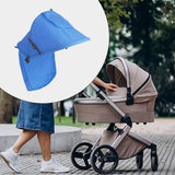 Maxbell Stroller Sunshade Canopy Stroller Sun Shade Extender for Pram Walking Travel blue