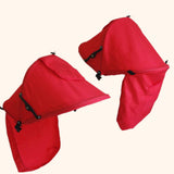 Maxbell Stroller Sunshade Canopy Stroller Sun Shade Extender for Pram Walking Travel red