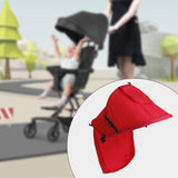 Maxbell Stroller Sunshade Canopy Stroller Sun Shade Extender for Pram Walking Travel red