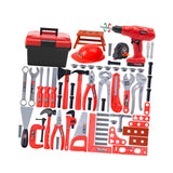 Maxbell Kids Tool Set Educational Toy with Toy Tools Box for Kids Ages 3-5 Years Old 68 piece set