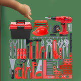 Maxbell Kids Tool Set Educational Toy with Toy Tools Box for Kids Ages 3-5 Years Old 68 piece set