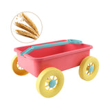 Maxbell Kid Wagon Toy Portable Beach Activities Pull Car Toy for Summer Indoor Beach Red