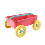 Maxbell Kid Wagon Toy Portable Beach Activities Pull Car Toy for Summer Indoor Beach Red