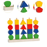 Maxbell Montessori Toys Set Learning Activities Playing Wooden Beads Sequencing Toys