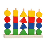 Maxbell Montessori Toys Set Learning Activities Playing Wooden Beads Sequencing Toys