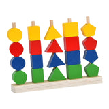 Maxbell Montessori Toys Set Learning Activities Playing Wooden Beads Sequencing Toys