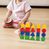 Maxbell Montessori Toys Set Learning Activities Playing Wooden Beads Sequencing Toys