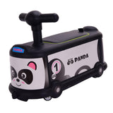 Maxbell Maxbell Wheel Scooter Practice Coordination Cartoon Silent Outdoor Ride Ons for Kids Panda