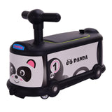 Maxbell Maxbell Wheel Scooter Practice Coordination Cartoon Silent Outdoor Ride Ons for Kids Panda