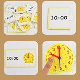 Maxbell Kids Telling Time Practice Clock Educational for Children Kindergartner Kids