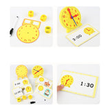 Maxbell Kids Telling Time Practice Clock Educational for Children Kindergartner Kids