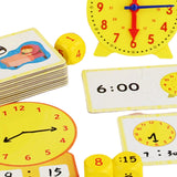 Maxbell Kids Telling Time Practice Clock Educational for Children Kindergartner Kids